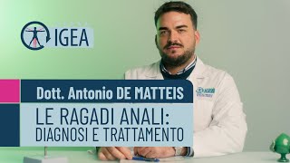 LE RAGADI ANALI Diagnosi e Trattamento a cura di Antonio De Matteis  Proctologo [upl. by Trumaine170]