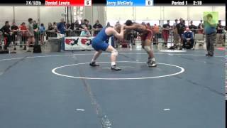 Men 70 KG  15425 lbs  Daniel Lewis vs Jerry McGinty [upl. by Sixela]