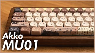 Akko MU01  Akko Made a Wooden Keyboard [upl. by Attekal176]