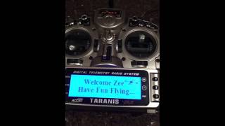 FrSky Taranis X9D plus custom programming [upl. by Eugnimod22]