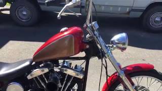 1983 Harley Shovelhead BarHopper Chopper [upl. by Yessydo317]