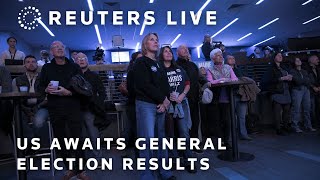 LIVE US awaits general election results [upl. by Yeclehc756]