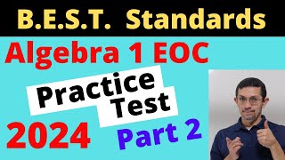 Algebra 1 EOC  BEST Standards 2024  SuperMath4U [upl. by Narih]