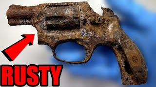 Restoring RUSTY amp DESTROYED SampW REVOLVER Extremely Satisfying [upl. by Fairfield]