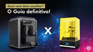 IMPRESSORA 3D de RESINA OU FILAMENTO FDM qual é melhor para você [upl. by Pascia]