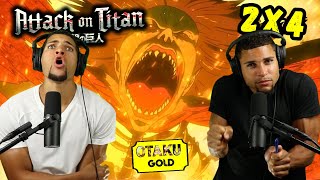 Ymir  ATTACK ON TITAN  2x4 REACTION New Anime Fans [upl. by Llecrad]