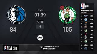 Dallas Mavericks vs Boston Celtics NBAFinals presented by YouTube TV Game 1 on ABC Live Scoreboard [upl. by Kramnhoj957]