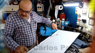 🌍✔ SOLDADURA DE ALUMINIO Y COBRE EN EVAPORADOR CON CAPILAR INTERNO 📽 VÍDEO 13 [upl. by Relyhcs]