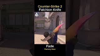 FALCHION KNIFE  Fade 2024  Factory New FN  Skin ShowcaseAnimation CS2 [upl. by Inavoj104]