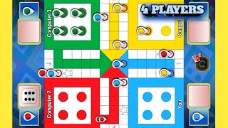 Ludo Game in 4 Players  Ludo King 4 Players  Ludo Game  Ludo Gameplay  412 [upl. by Ztirf]