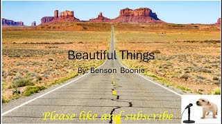 Beautiful Things By Benson Boone Lyrics [upl. by Verdie]