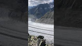 Amazing 360 Strahlhorn3026m outstanding view to Aletsch glacier biggest glacier of the Alps [upl. by Elijah]