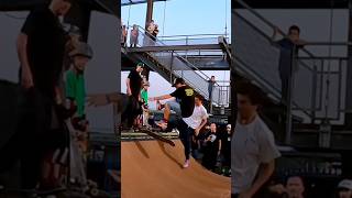 BIG DOUBLE HEEL JACKALOPE BEST TRICK MINIRAMP JAM skateboarding [upl. by Rehportsirhc]