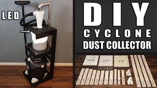 How to make a DIY Cyclone Dust Collector  Complete tutorial [upl. by Assetal322]