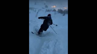 Stranda Ski Resort ski freeride run [upl. by Ioved851]