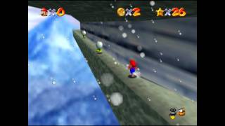 Super Mario 64 Partie 28 4  Murs pour rebondir [upl. by Ydissak995]