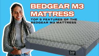 Bedgear M3 Mattress  Top 5 Features of the Bedgear M3 Mattress [upl. by Aivuy]