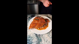 We Cooked a Crispy Pigs Head Would You Try It shorts chefs foodshorts [upl. by Karr380]