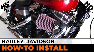 Harley Davidson 631125 Air Intake Installation [upl. by Hanny817]