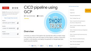 CICD pipeline using GCP  qwiklabs  coursera  With Explanation🗣️ [upl. by Kerril]