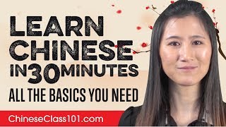 Learn Chinese in 30 Minutes  ALL the Basics You Need [upl. by Assennav928]