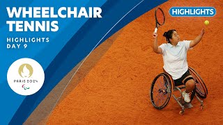 🎾 Wheelchair Tennis Highlights  Day 9  Paris 2024 Paralympic Games [upl. by Elesig]