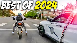 BIKERS RUNNING FROM COPS  POLICE vs BIKERS  BEST OF 2024 [upl. by Brockie]