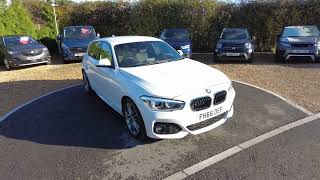 BMW 118D M SPORT HATCHBACK 2016 DIESEL MANUAL EURO 6 IN A LOVELY Alpine White [upl. by Nageam567]