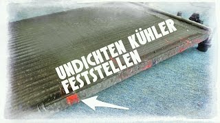 Undichten Kühler erkennen  VW Audi Seat Skoda Fabia 14 16V [upl. by Filip]