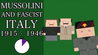 Ten Minute History  Mussolini and Fascist Italy Short Documentary [upl. by Ardnoek270]