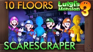 Luigis Mansion 3  Scarescraper 10 Floors CoOp Walkthrough [upl. by Anil]