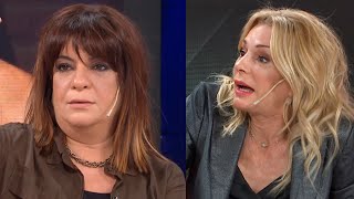 Andrea Taboada llamó quotcobardequot a Yanina Latorre y explotó el estudio de LAM [upl. by Tugman]