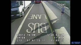 Putney Bridge Jogger Pushes Woman in Front of Bus [upl. by Cchaddie]