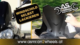 ➤ MOTORRAD WINDSCHILD PERFEKT SELBST LACKIEREN  TÖNEN [upl. by Anoblav]