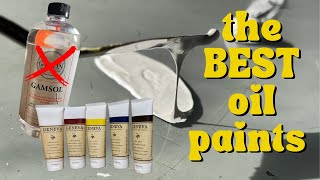 Best SOLVENT FREE oil paint for alla prima wetonwet oil paintersGENEVA oil paint review [upl. by Hayott680]