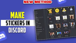 How to make stickers in discord 2024  How to Make Custom Discord Stickers [upl. by Moreland697]