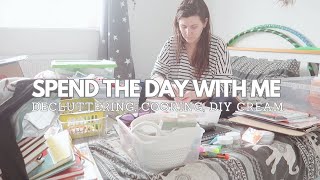 SPEND THE DAY WITH ME  Decluttering Cooking and DIY Eczema Cream [upl. by Nosoj]