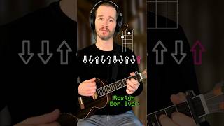 Roslyn Bon Iver Ukulele Tutorial shorts [upl. by Ahseined]