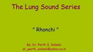 Breath Sounds  Rhonchi [upl. by Aikemaj256]