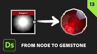 Create Radial Gemstones in Substance 3D Designer Pt 13  For Beginners  Adobe Substance 3D [upl. by Bandur]