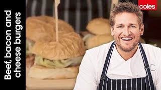 The Juiciest Bacon Cheeseburger  Cook with Curtis Stone  Coles [upl. by Assenat]