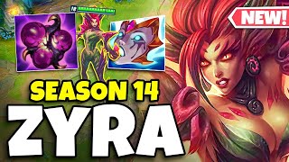 Zyra Support is FREE WINS in Season 14 [upl. by Thury489]