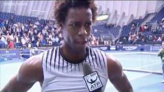 Monfils Talks About Valencia Victory Over Wawrinka [upl. by Manas666]