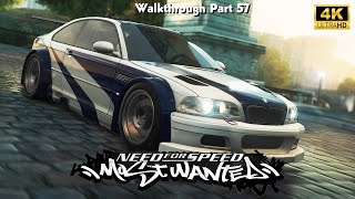 Need For Speed Most Wanted Walkthrough Gameplay Part 57 No Commentary Walkthrough NFS MW 2005 [upl. by Nickola]