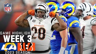 Los Angeles Rams vs Cincinnati Bengals  2023 Week 3 Game Highlights [upl. by Assilem368]