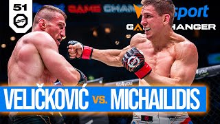 Veličković vs Michailidis  FREE FIGHT  Tipsport Gamechanger Final  OKTAGON 51 [upl. by Asillim175]