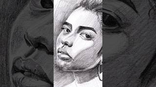 Graphite Pencil Time Lapse Portrait  Watch The Face Drawing Unfold 🔥 portrait [upl. by Mandle]