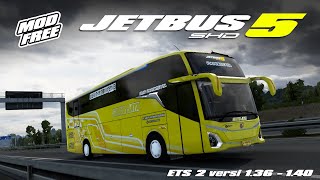 MOD  JETBUS 5 v1 MIZTA DOEL  ETS2 v136140 [upl. by Vanthe196]