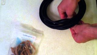 DIY Rubber Band Ties for Cables and Power Chords [upl. by Ettinger19]