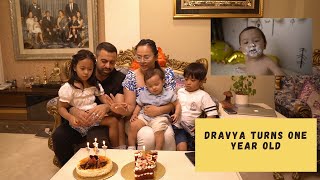 Dravya Turns One Year Old  Cake Smash [upl. by Rafi]